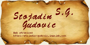 Stojadin Gudović vizit kartica